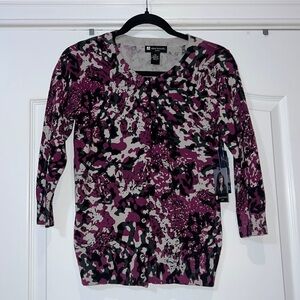 Valerie Bertinelli Womens Cardigan